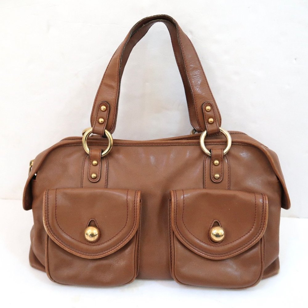 MARC JACOBS zip satchel duffle bag
